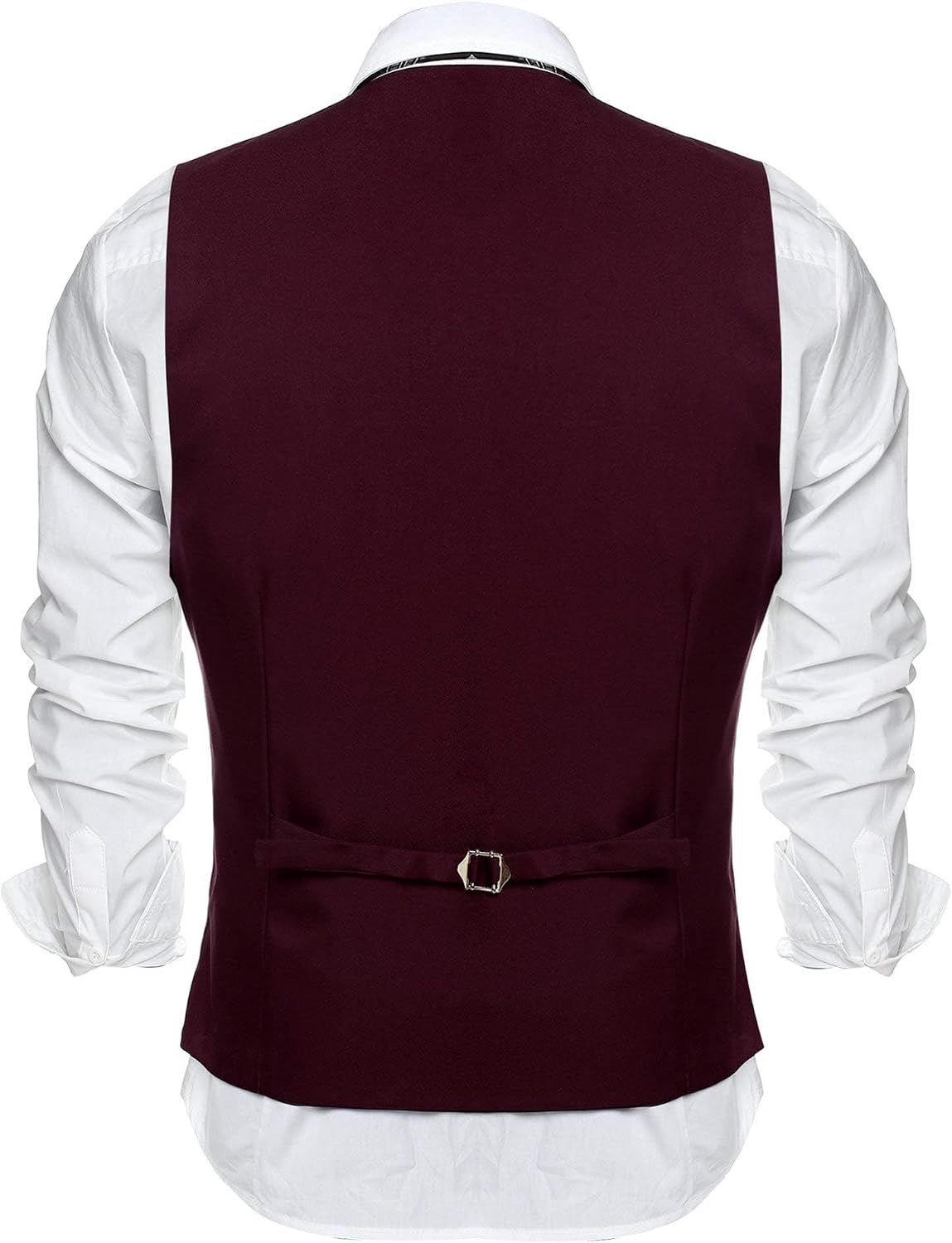 Thumbnail 2 de COOFANDY Men's V-Neck Sleeveless Slim-Fit Suit Vest