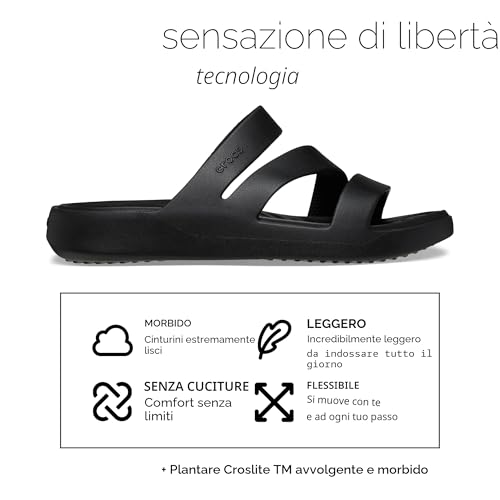 Thumbnail 7 de Crocs Getaway Strappy Sandali Donna Quartz 36/37 EU
