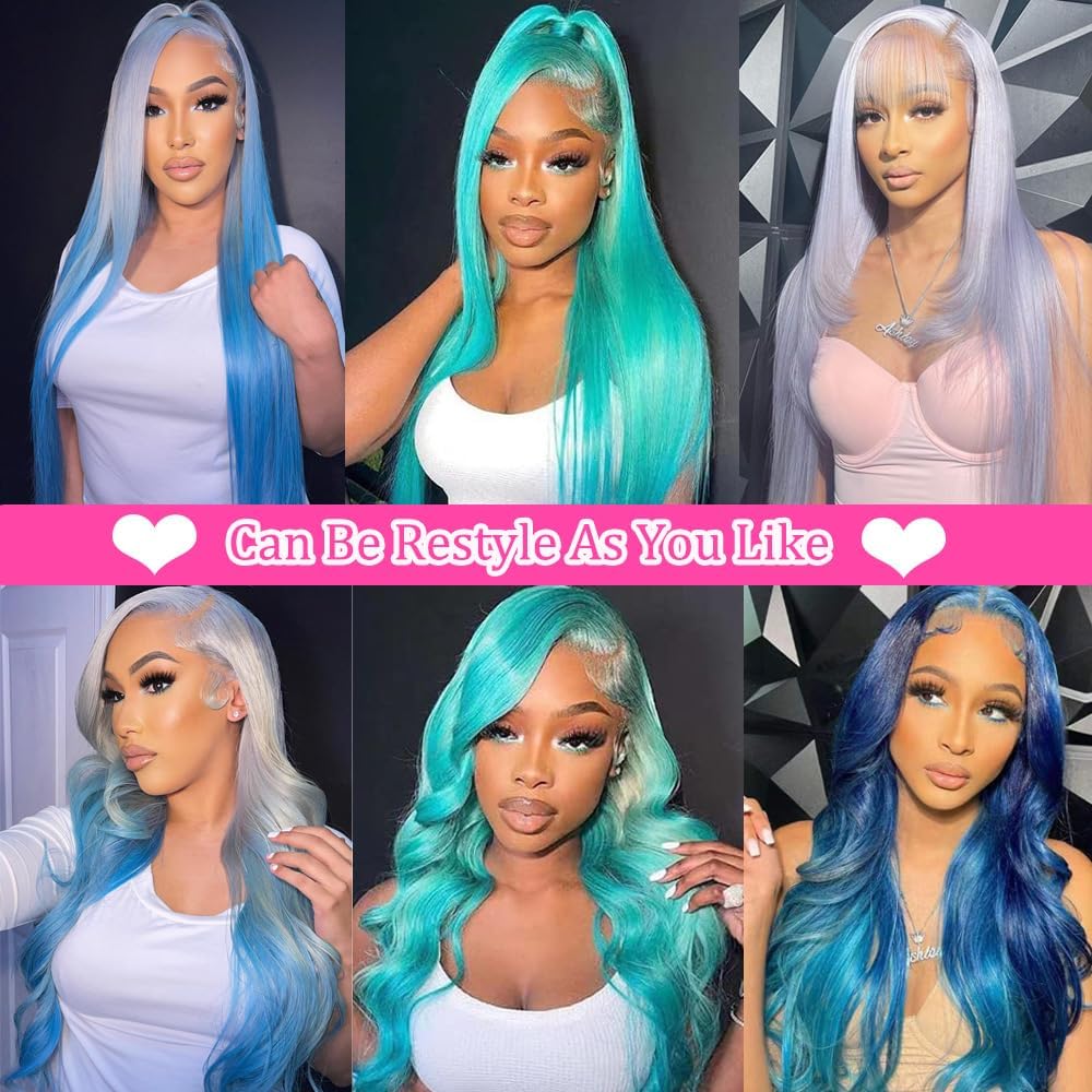 Detalle 2 de LETMIEO Human Hair Lace Front Wig 13x6