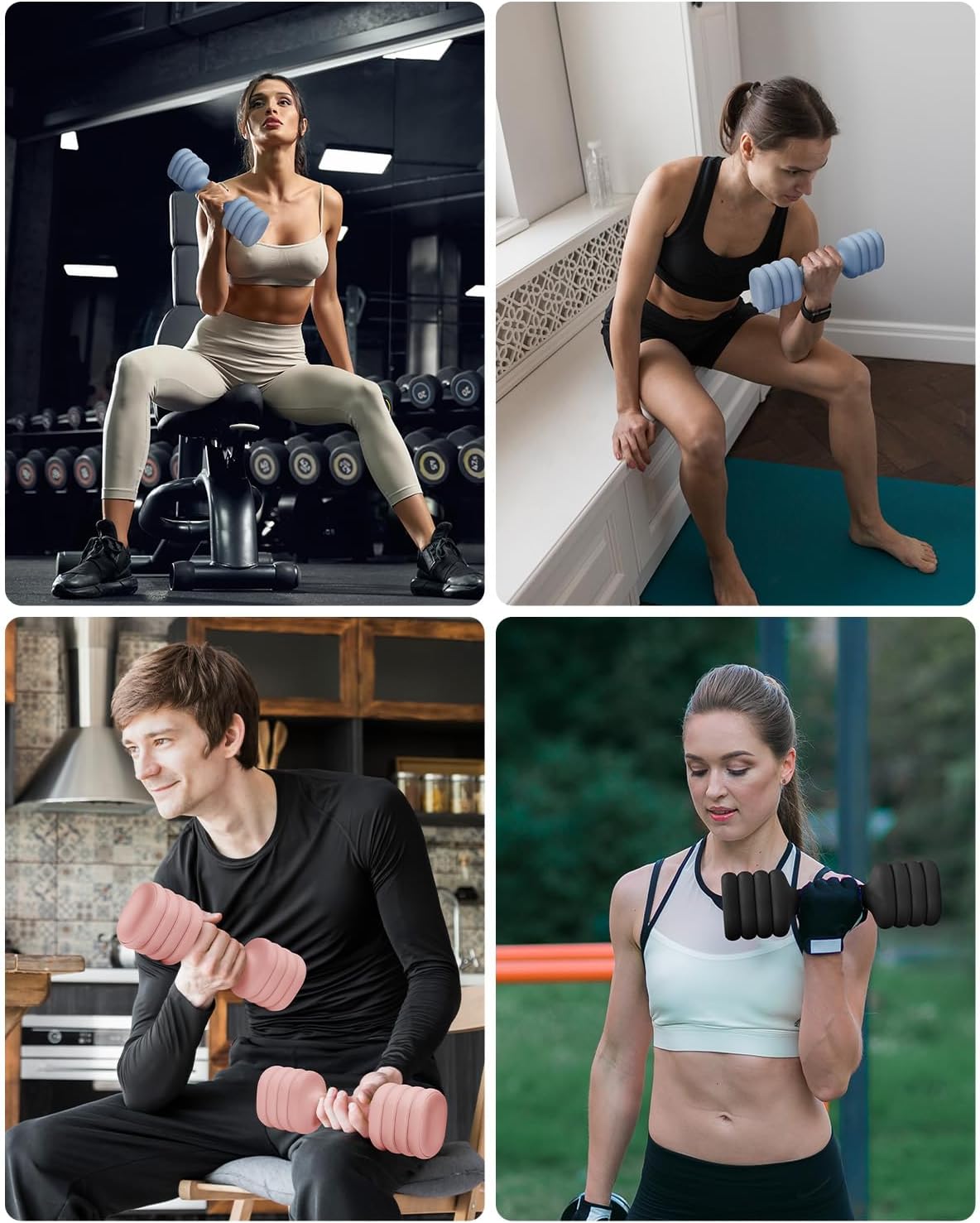 Thumbnail 5 de YOTTOY Adjustable Dumbbell Set 2–5 lb 🏋