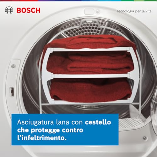 Thumbnail 3 de Bosch WTH85218II Serie 4: asciugatrice a pompa di calore da 8 kg, Bianco