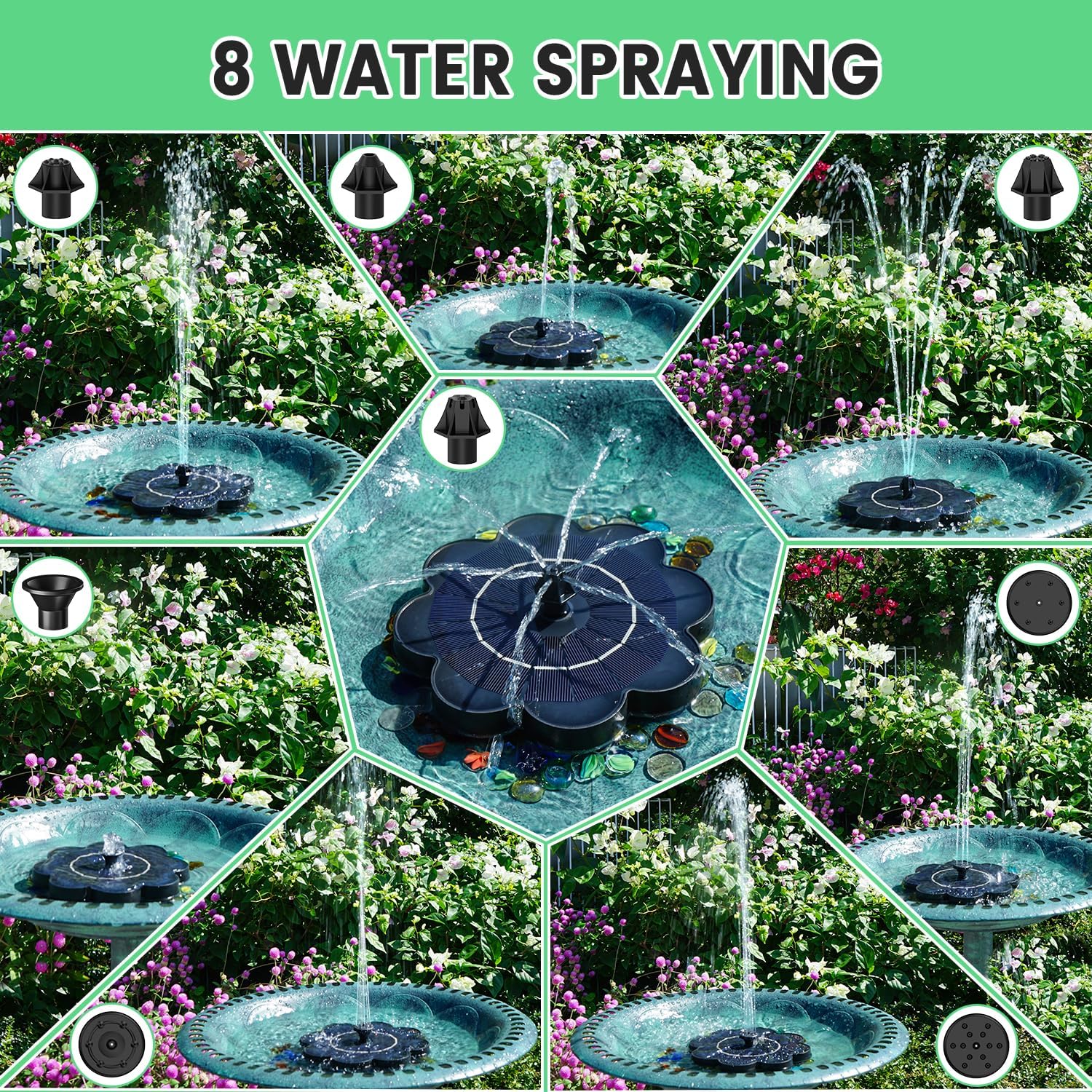 Thumbnail 4 de SZMP Solar Water Fountain 3.5W