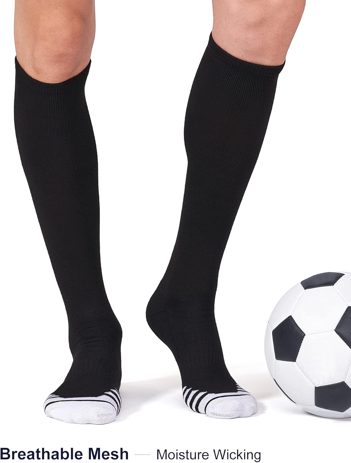 Thumbnail 1 de FITRELL 2/3 Pack Multi-Sport Over-the-Calf Socks for Kids, Youth, and Adults