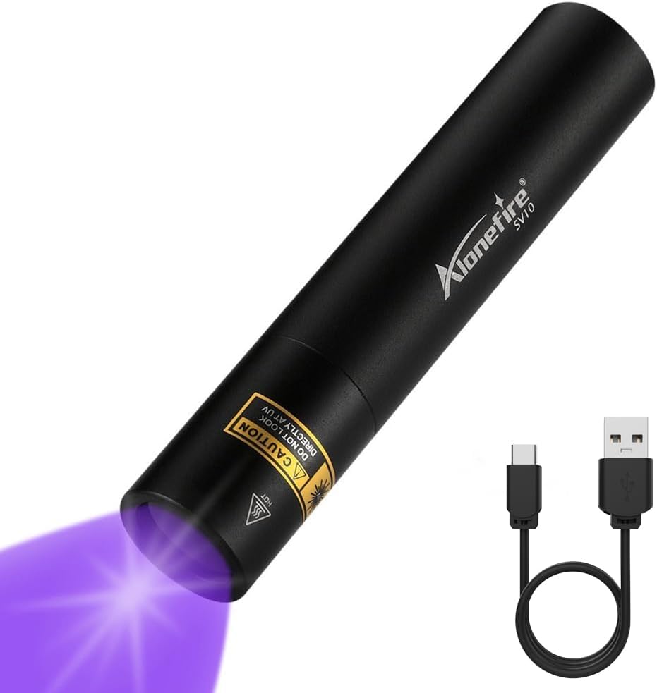 Detalle de Alonefire SV10 365nm 5W UV Torch