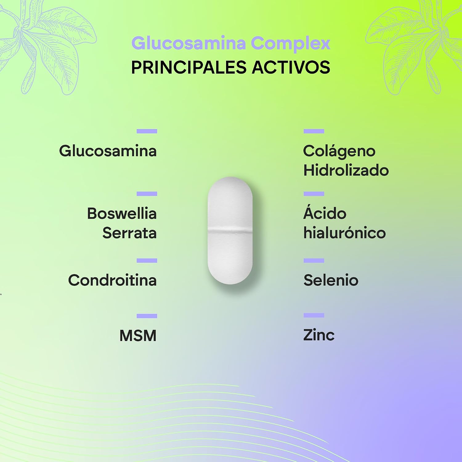 Detalle 2 de Glucosamina Complex Nutralie 120 comprimidos