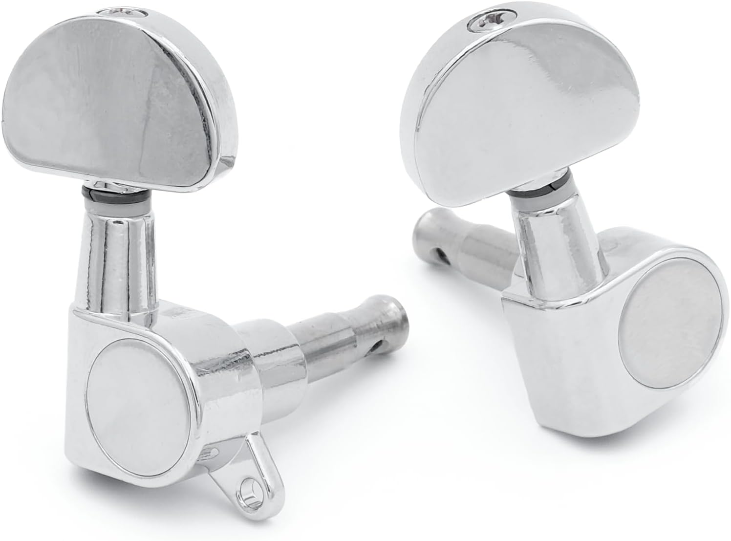 Detalle 2 de Xuxing 016 6R Guitar Tuning Pegs, Chrome Sealed 15:1, 6-Pack