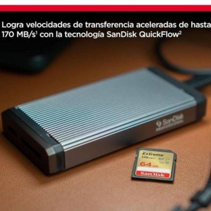 Thumbnail 2 de SanDisk Extreme SDXC 64 GB V30 Clase 10