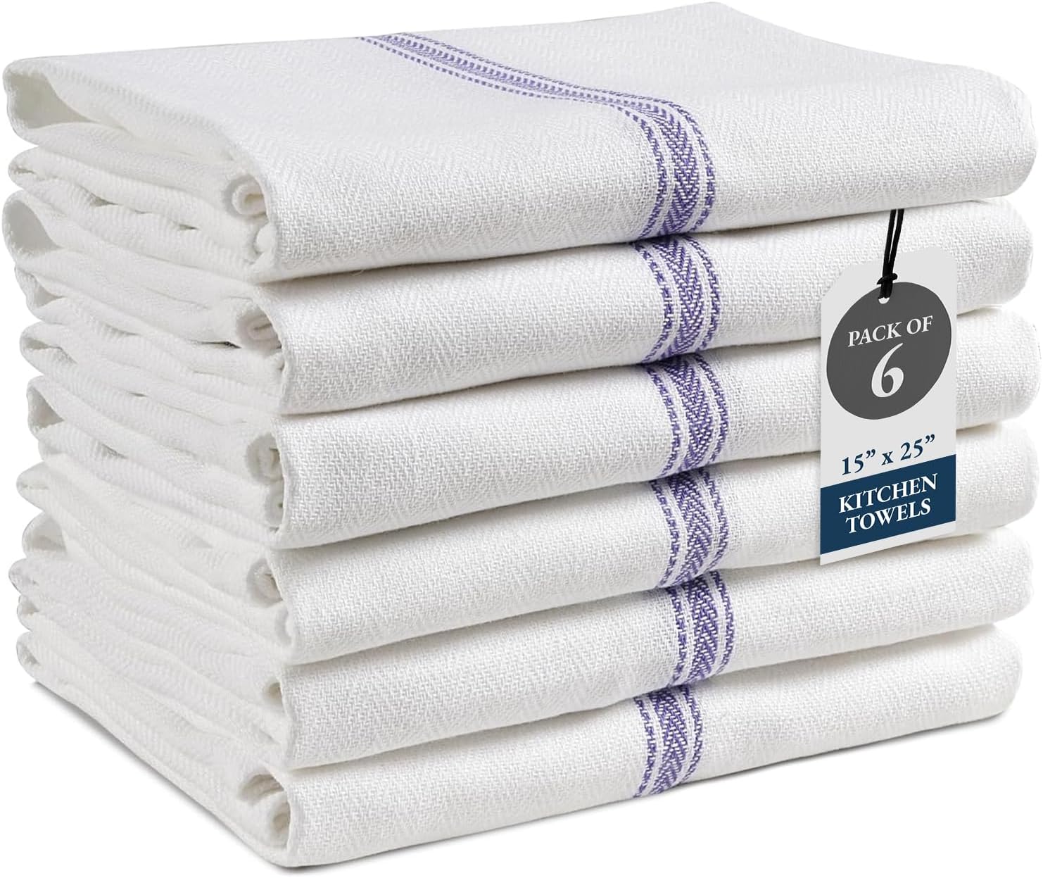 Detalle de LANE LINEN Kitchen Towels 14"x25"