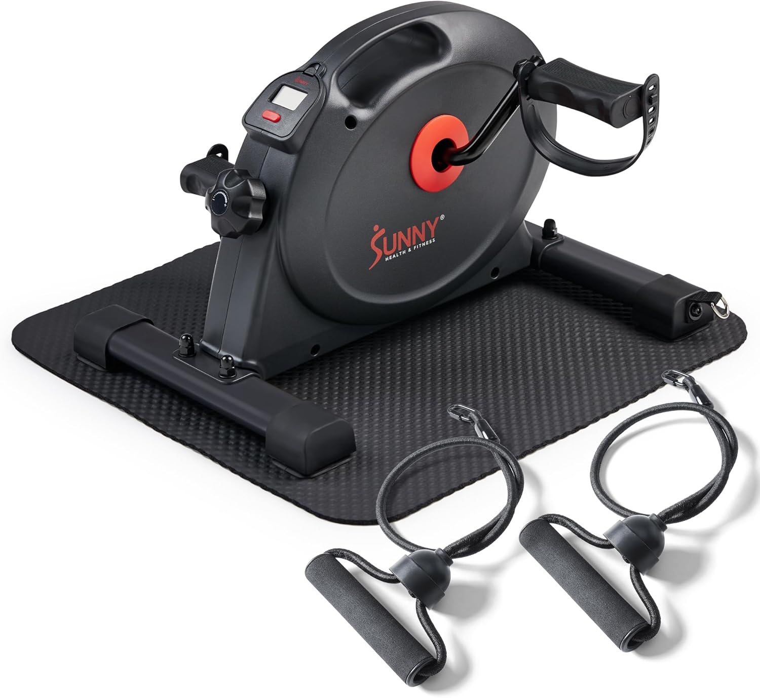 Detalle de Sunny Health & Fitness Smart Under-Desk Bike for Home