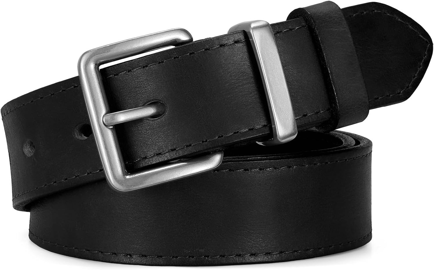 Detalle de SUOSDEY Damen Echtem Ledergürtel 3,3 cm