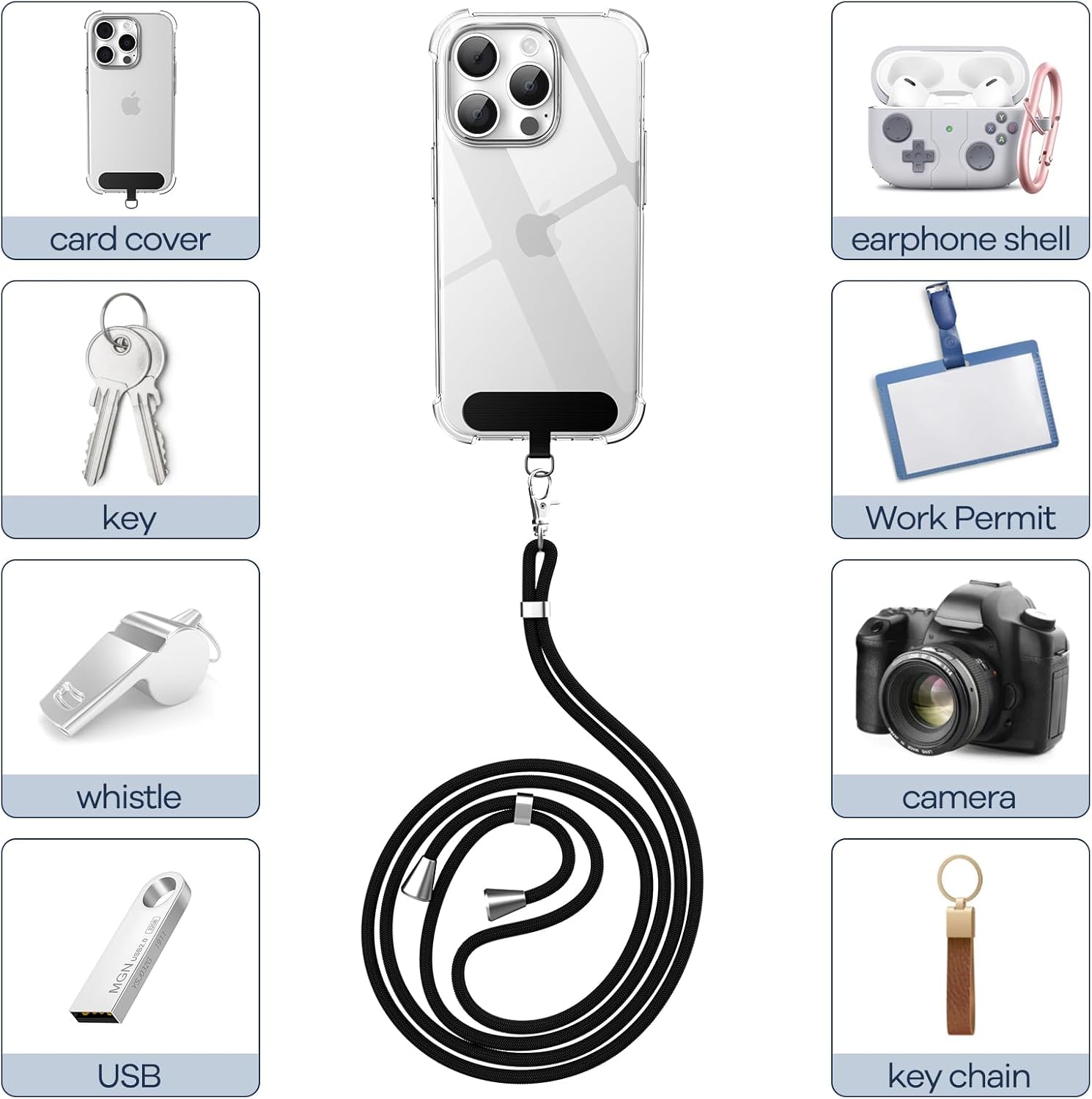 Thumbnail 1 de caslord Phone Lanyard 1.6m