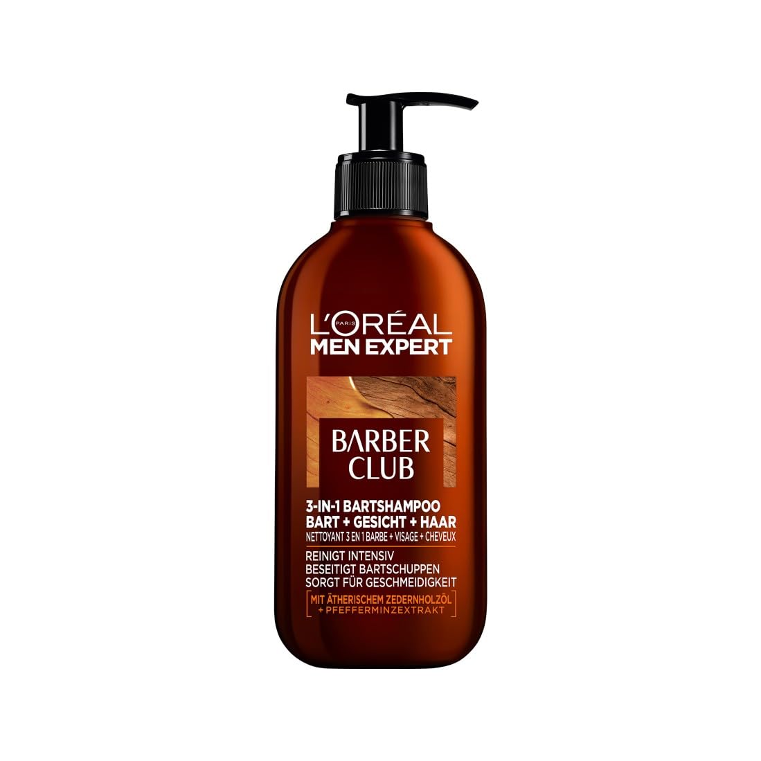 Thumbnail 1 de L’Oréal Men Expert Barber Club Bartpflege-Set – 3-in-1 Bartshampoo + Bartöl als Geschenkset (200 ml / 30 ml)