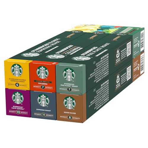 Detalle de STARBUCKS Paquete Variado Nespresso 60 cápsulas