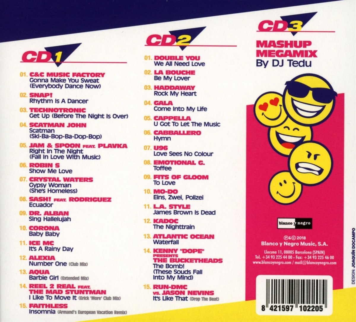Detalle 2 de Disco 90, Vol. 2 Audio CD, 1990s Dance Music Compilation