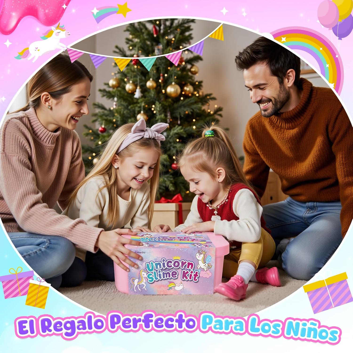 Thumbnail 6 de iKidiki Slime Unicornio Kit Fluffy para Niñas