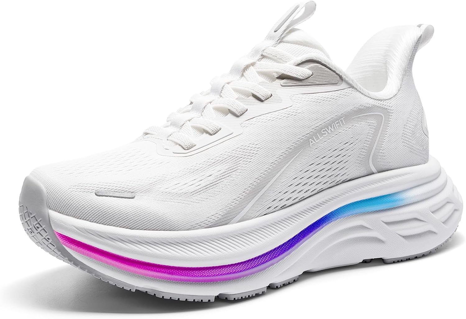Detalle de AllswiFit Women's Slip-On Walking Shoes: Hands-Free Cushion and Everyday Comfort