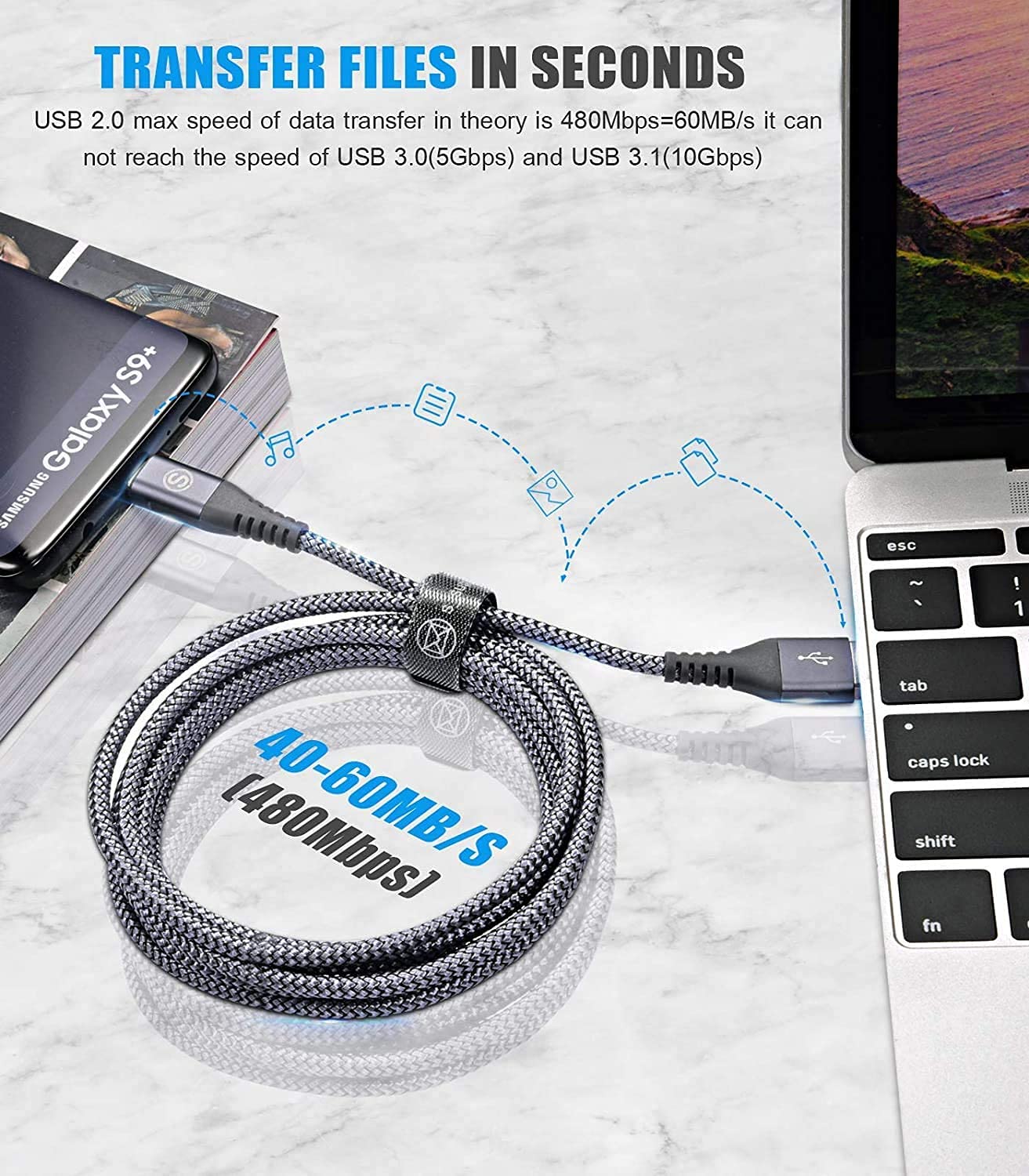 Thumbnail 4 de sweguard USB Type C Charger Cable 3-Pack