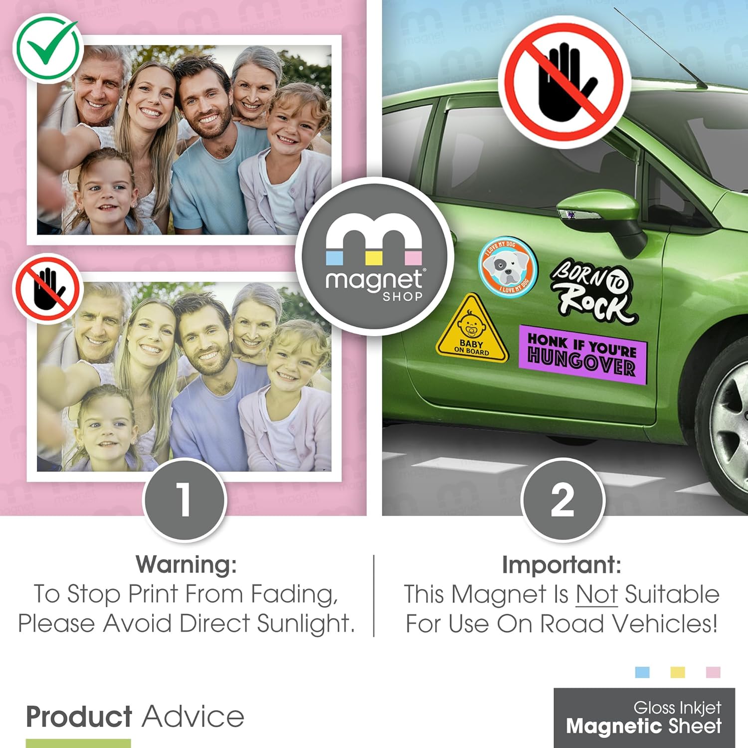 Thumbnail 5 de TMS Magnetic Photo Paper (A4) with Glossy Finish | 10-pack for Inkjet Printers
