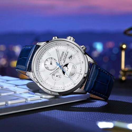 Detalle 2 de Citizen Herren Multi Zifferblatt Eco-Drive Armbanduhr – Quarz Solarbetrieben, 42 mm