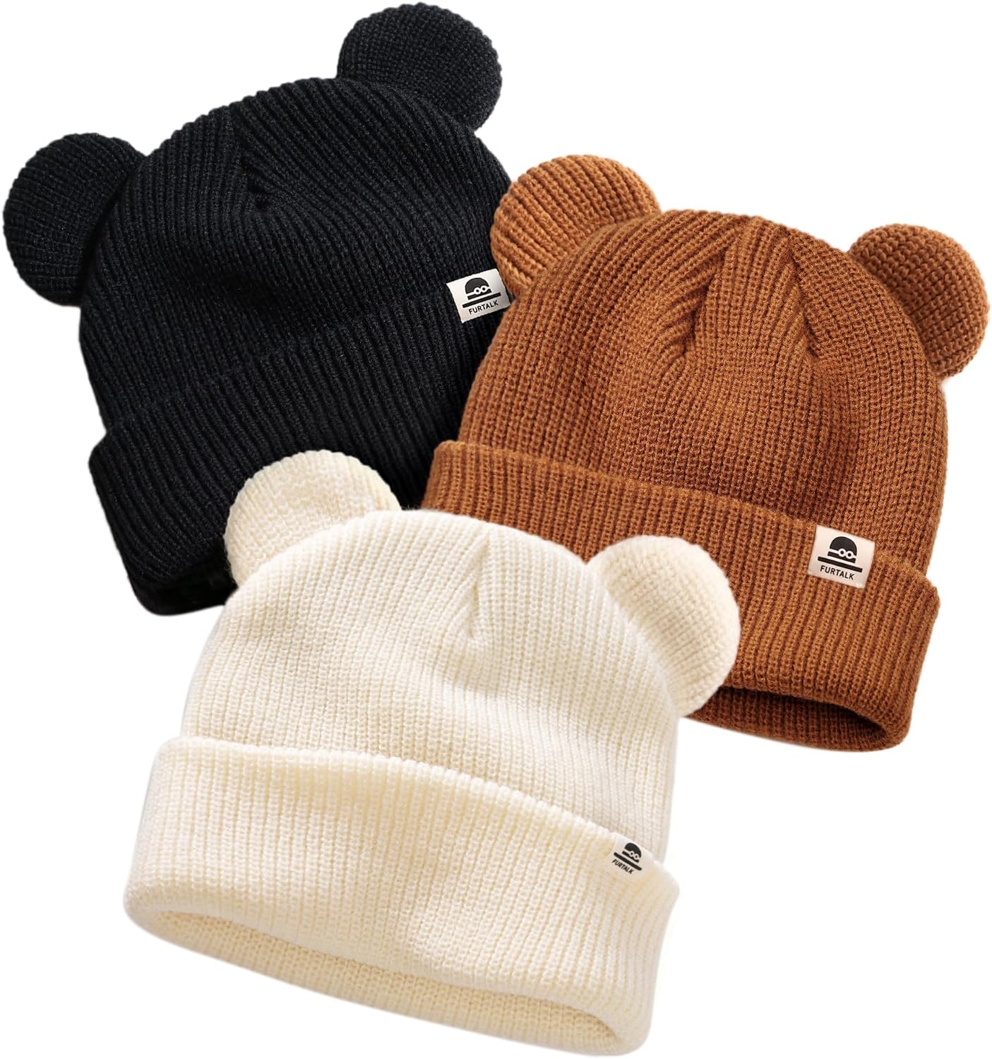 Thumbnail 6 de FURTALK Baby Beanie in Acrylic Knit