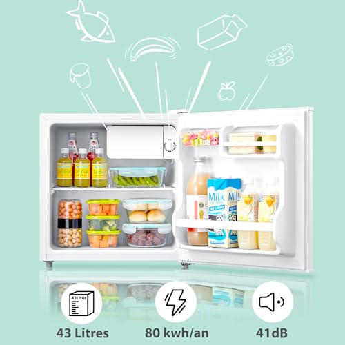 Thumbnail 3 de Comfee' RCD50WH2(E) 43 L – Mini Réfrigérateur avec Chiller Box, blanc