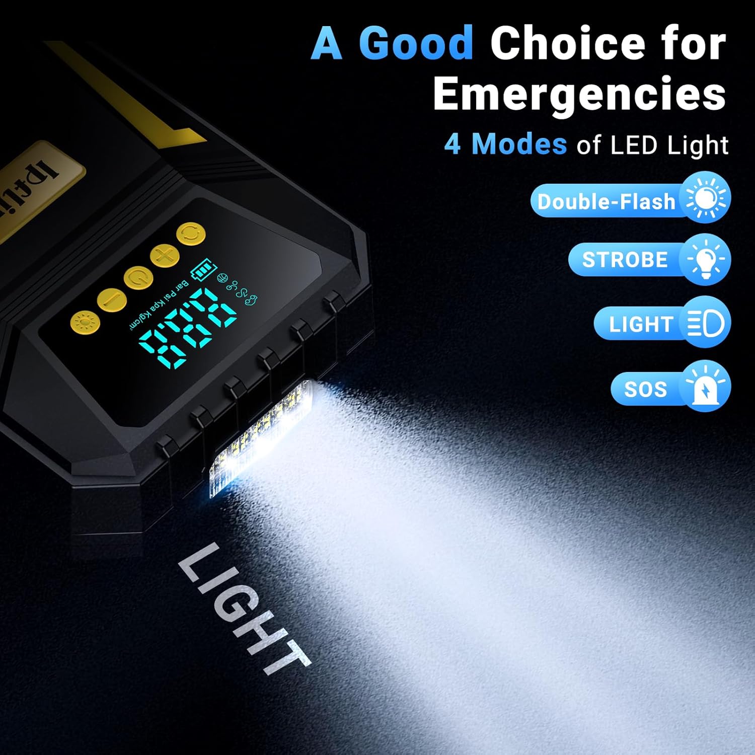 Thumbnail 5 de Ipflin Tyre Inflator 150 PSI digital pump ⏱️