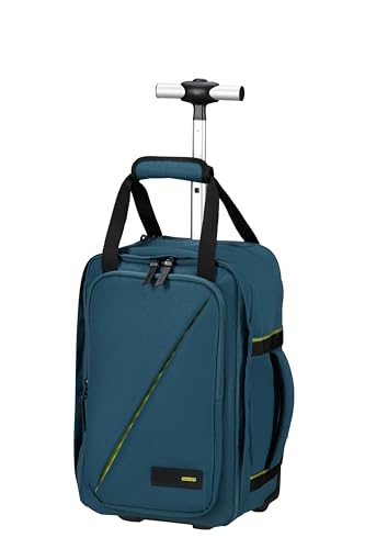 Detalle de American Tourister Take2Cabin Ryanair: Mochila con ruedas de cabina 40 x 25 x 20 cm, Harbor Blue
