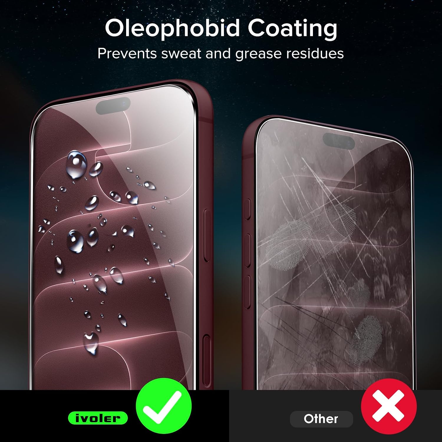Thumbnail 6 de ivoler iPhone 18/17 Pro Max Screen Protector, 6.9-Inch Tempered Glass 3-Pack