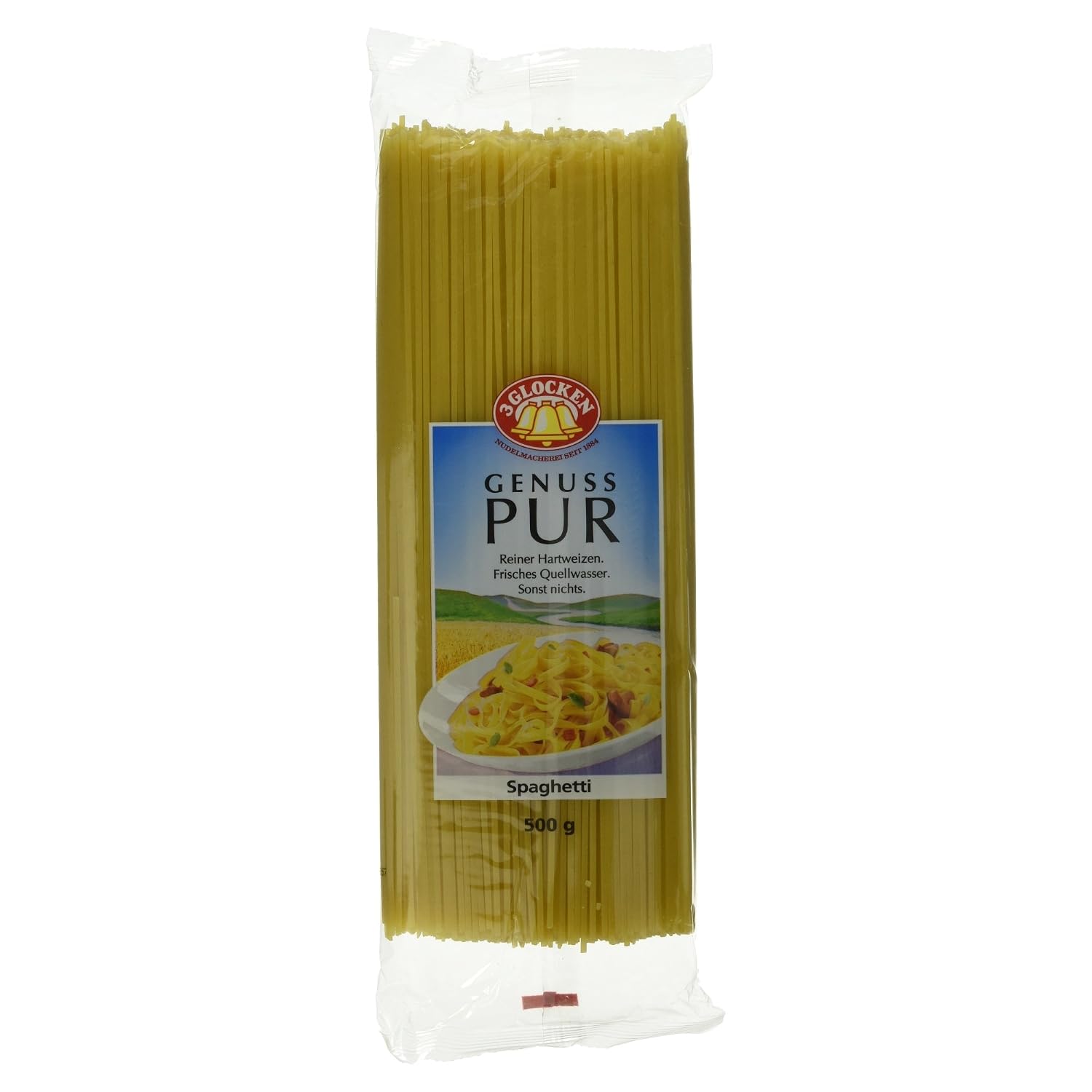 Detalle de Genuss Pur Nudeln, 10er Pack (10 x 500 g) – vielseitige Pasta in praktischer Großpackung