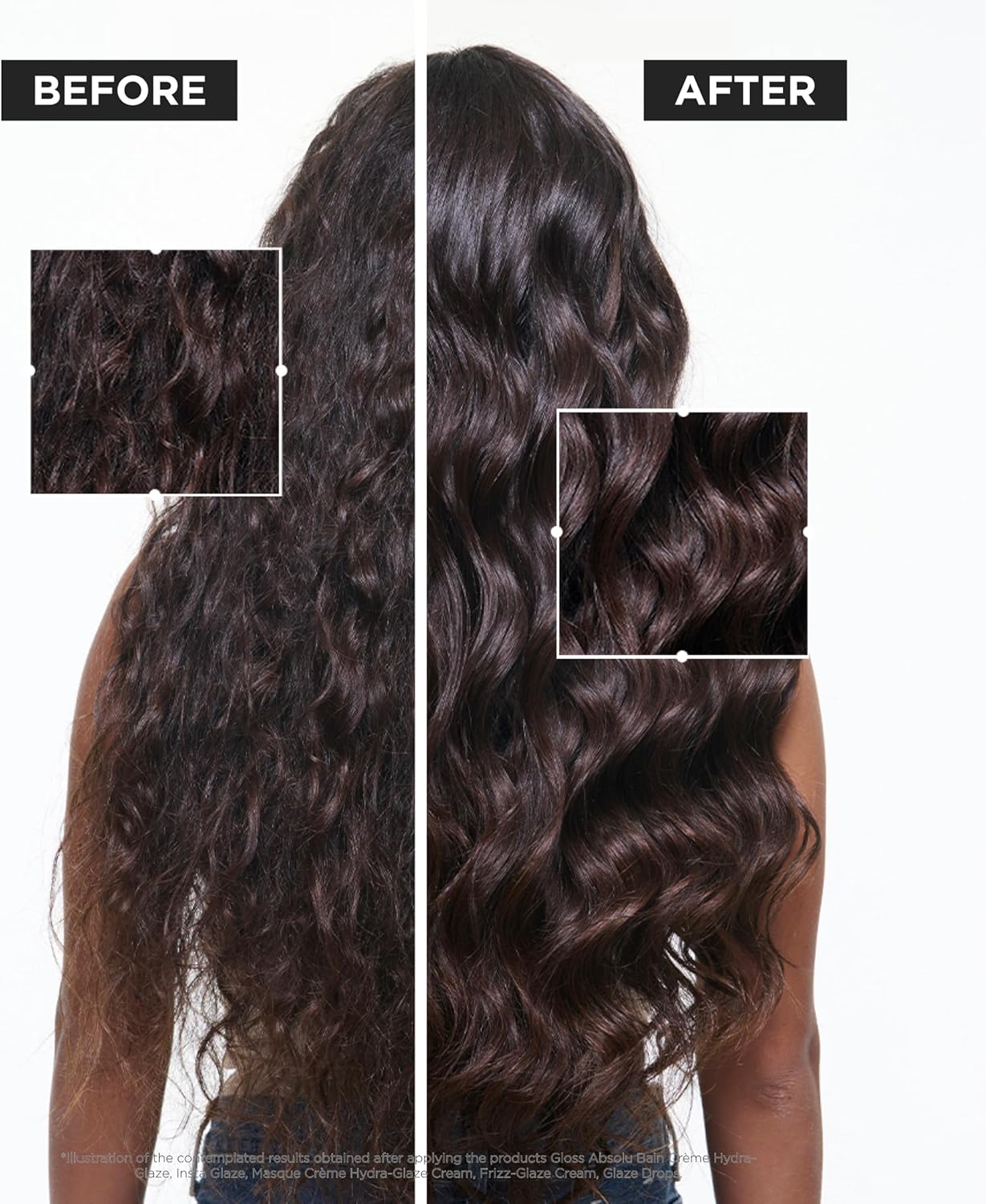 Thumbnail 2 de Kérastase Gloss Absolu Masque Crème Hydra-Glaze hair mask (200 ml) for shine and smoothness