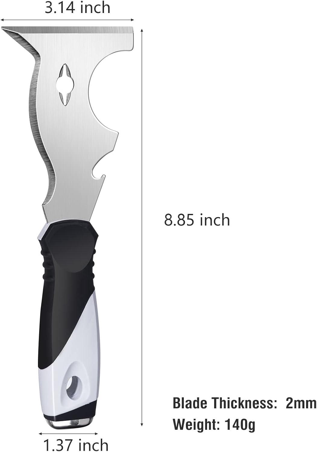 Thumbnail 6 de Mister Rui Pack of 3 10-in-1 Paint Scraper Set with Stainless Steel Blades