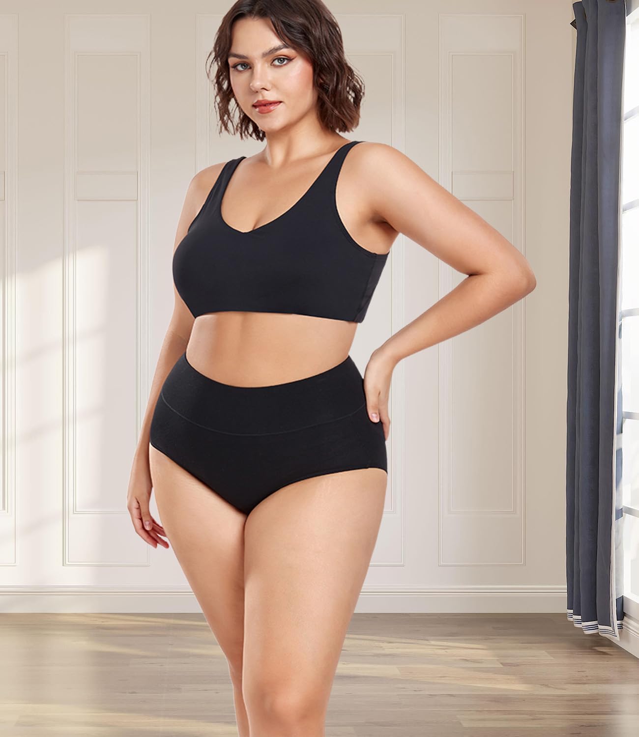 Thumbnail 6 de wirarpa High Waisted Cotton Briefs 5-Pack