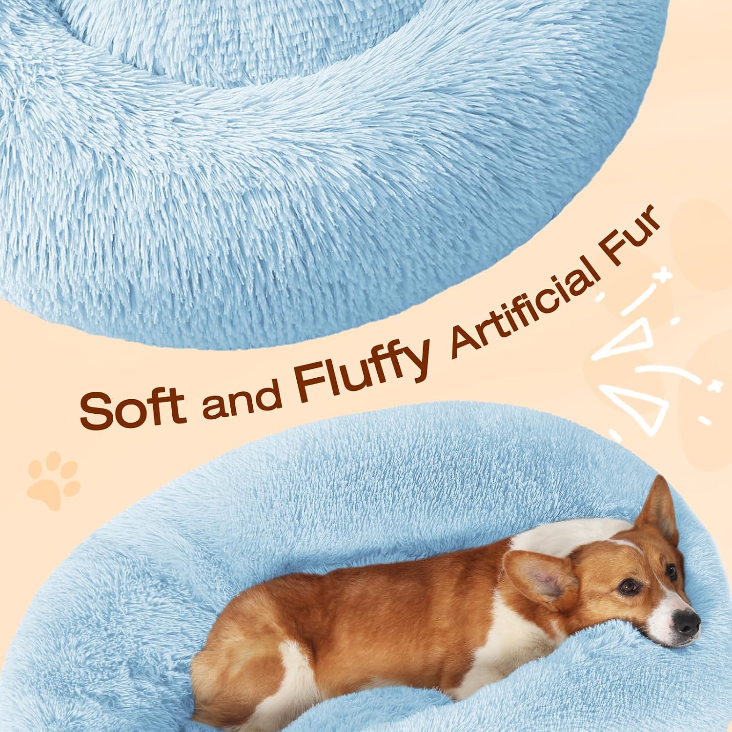 Detalle de JOLLYVOGUE Pet Bed 23-inch