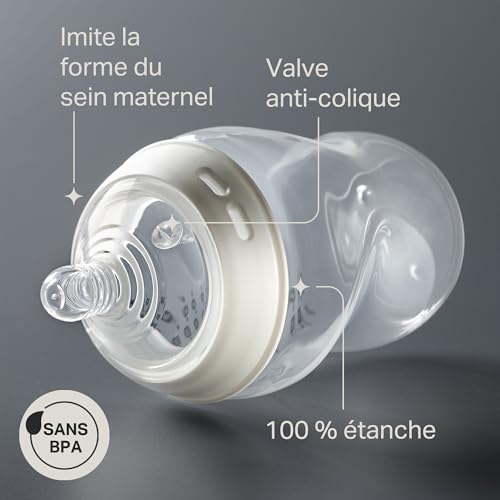 Thumbnail 4 de Tommee Tippee Biberons Natural Start 340 ml – lot de 2, anti-colique, prise en bouche naturelle