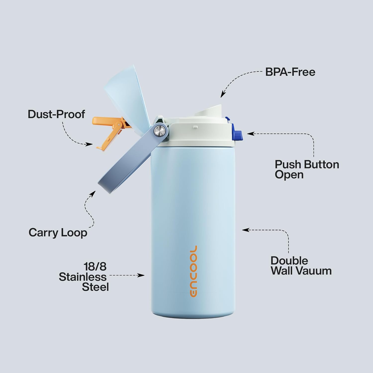 Thumbnail 3 de ENCOOL Insulated Water Bottle 24 oz