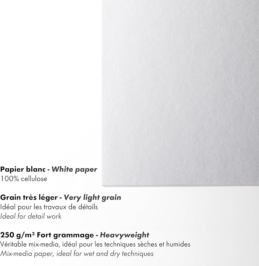 Thumbnail 2 de PaintON Bonded Block Clairefontaine A4 40 Hojas Papel para Dibujo 🎨