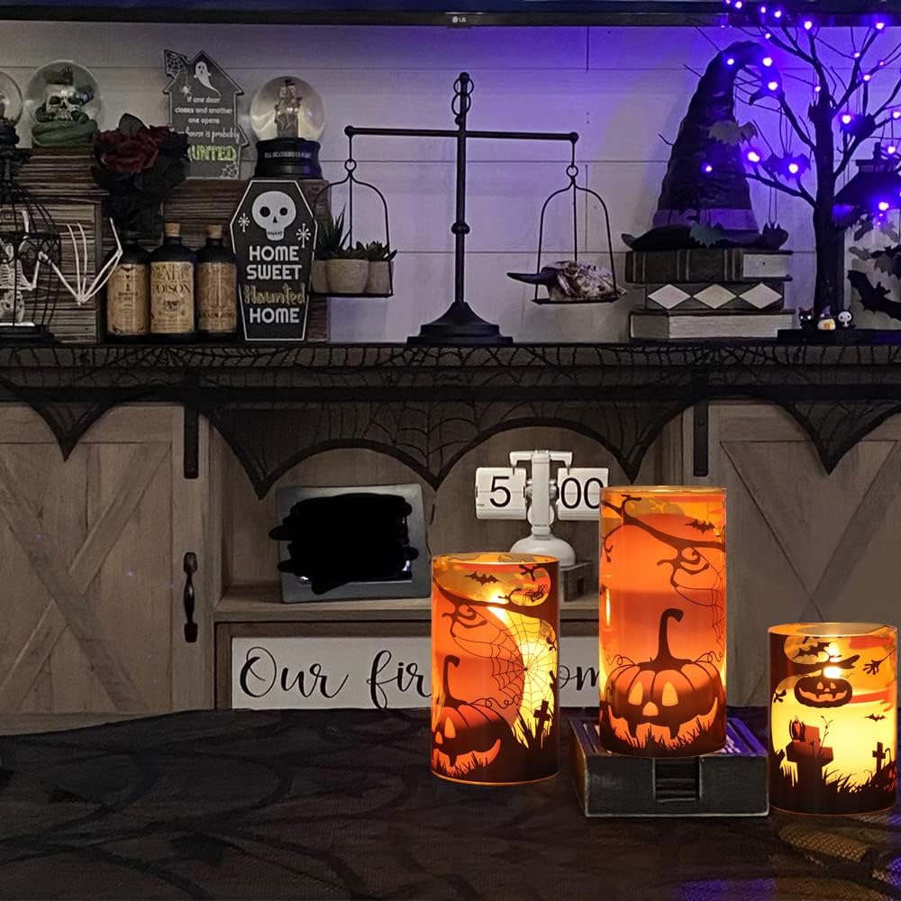 Thumbnail 6 de Eldnacele Flameless Candles Real Wax