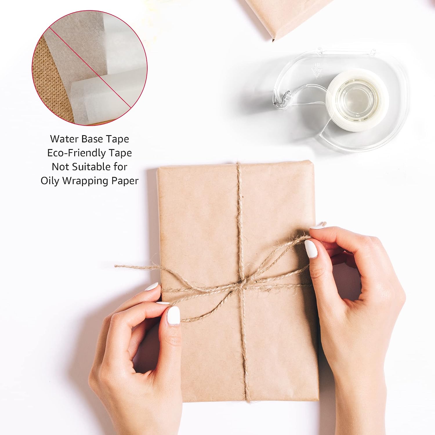 Thumbnail 6 de Amazon Basics Invisible Matte Finish Tape Dispenser with Refill Rolls (3/4" x 650"), 6-Pack