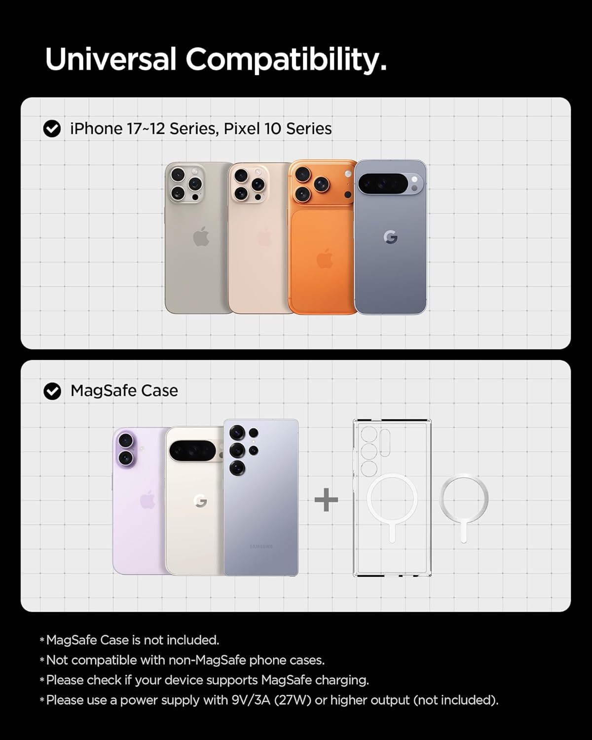 Thumbnail 6 de Spigen Essential CryoMax MagFit Qi2 15W Chargeur MagSafe voiture sans fil avec refroidissement