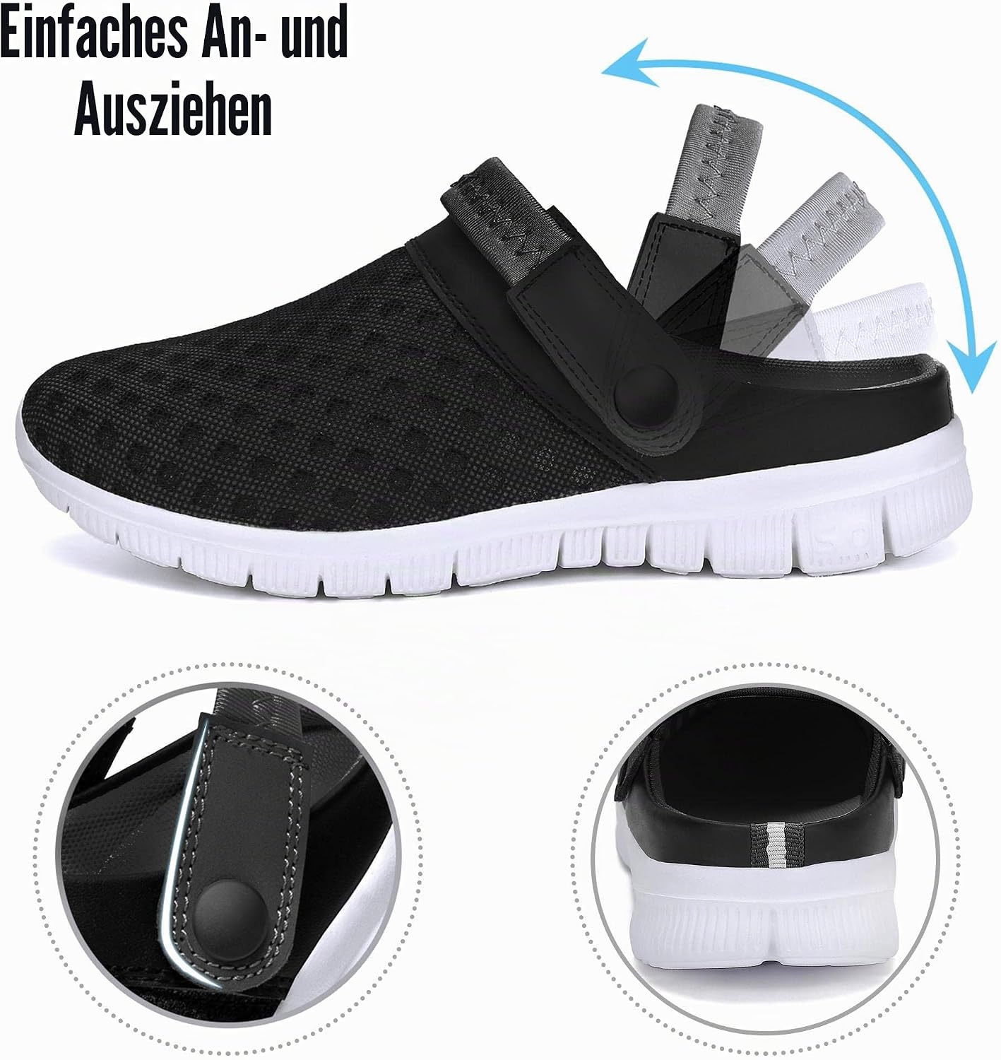 Thumbnail 5 de SAGUARO Sommer Clogs – Herren/Gartenhausschuhe, Damen Pantoletten, rutschfest, leicht