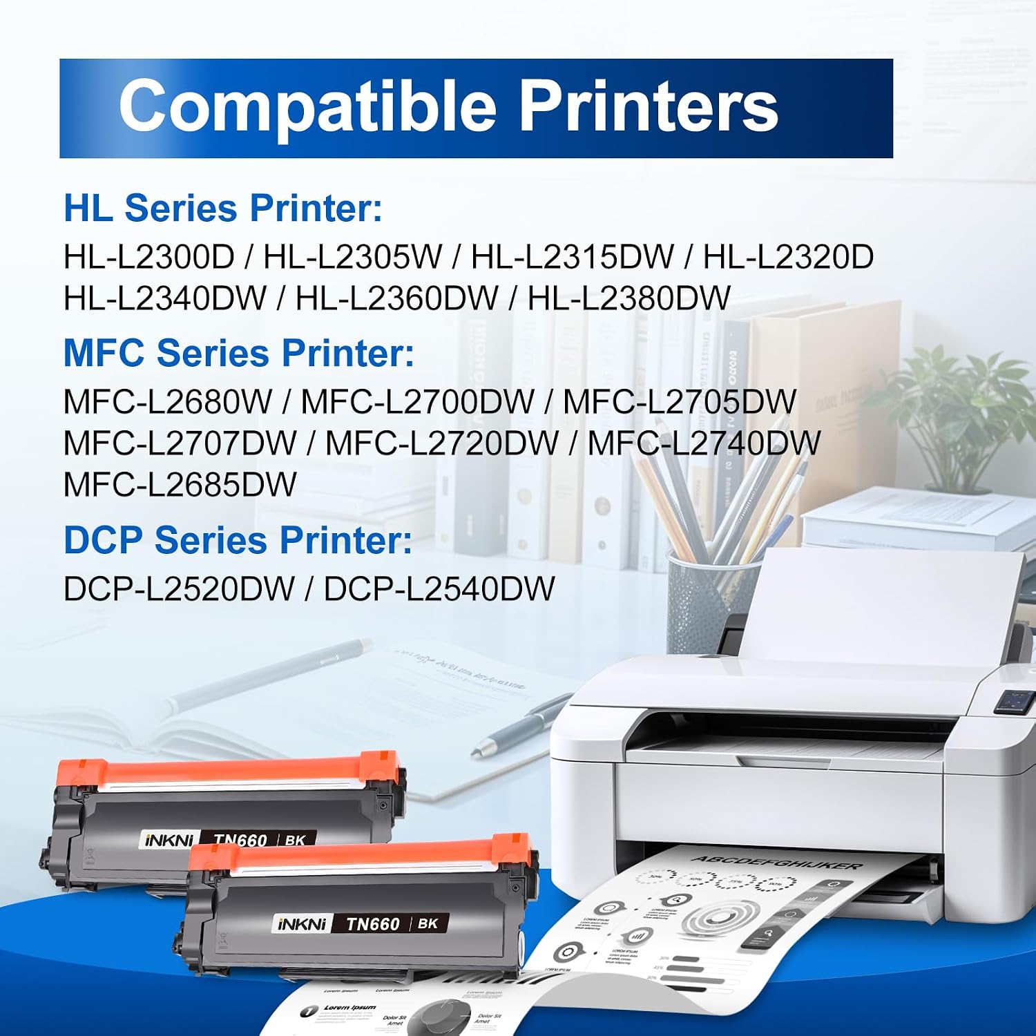 Detalle de InkNI TN660 toner cartridge