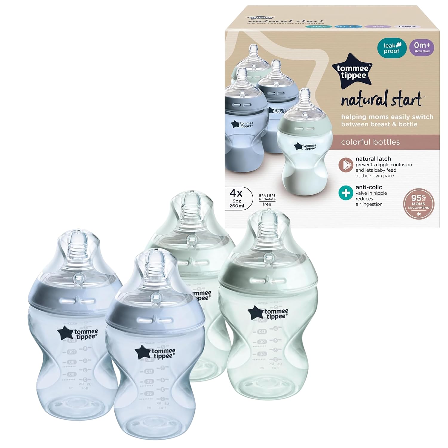 Detalle de Tommee Tippee Baby Bottles 9 oz