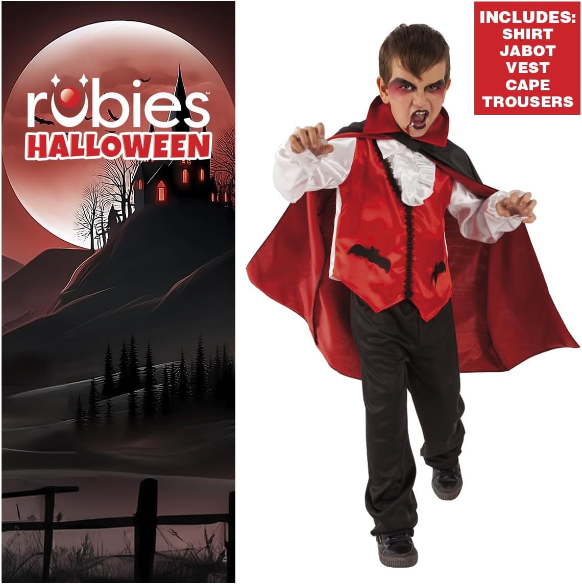 Thumbnail 1 de Rubies Disfraz Conde Drácula para niños 🦇