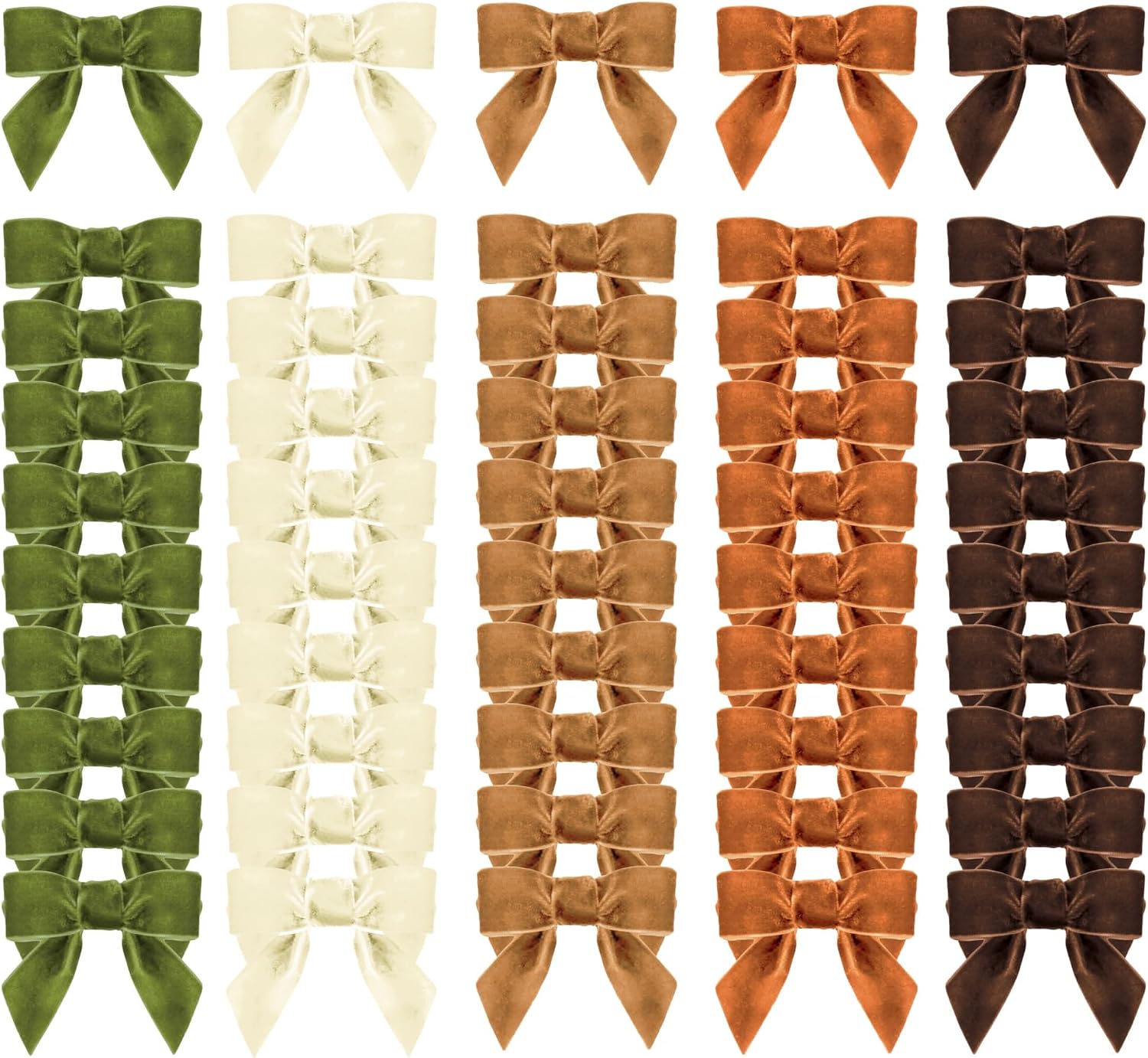 Detalle de Meseey Velvet Bows, 2.5-Inch