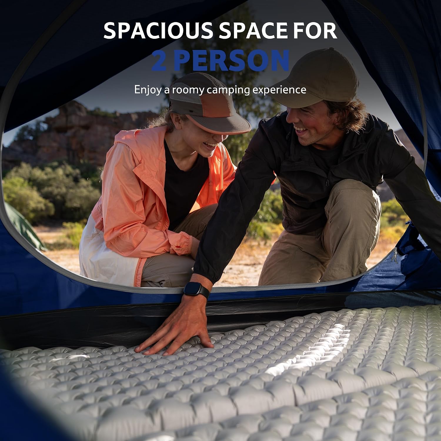 Detalle de Naturehike Bleik Ultralight – Tenda a cupola impermeabile PU 3000 mm per 2-3 persone, ultraleggera