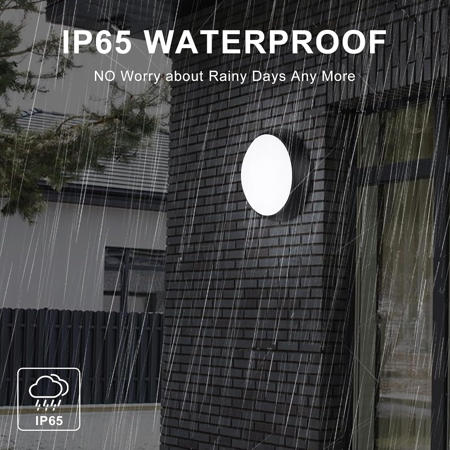 Detalle 2 de Bulkhead LED 18W IP65 Round Dome Light 2 Pack