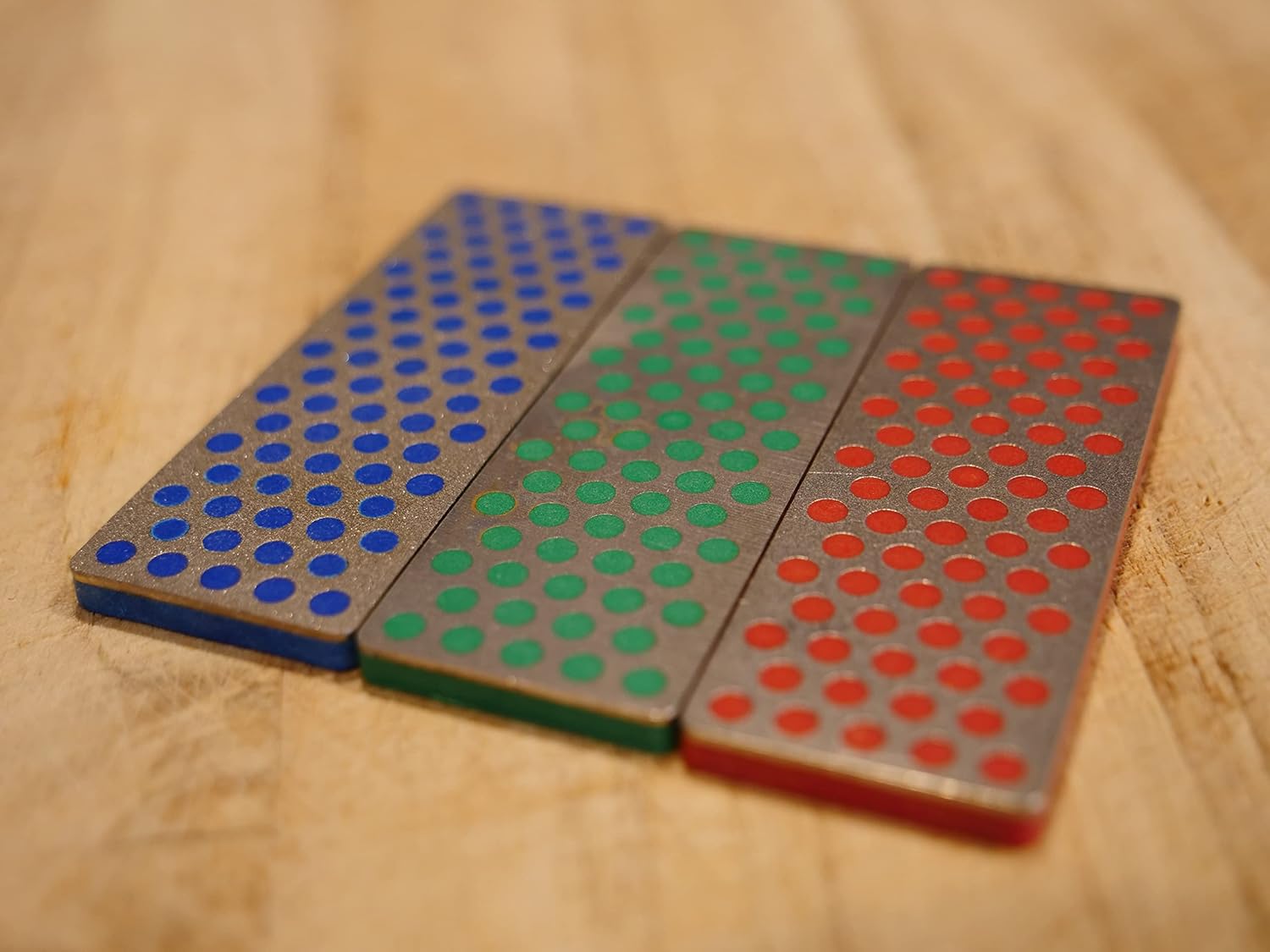 Detalle de DMT W7EFC – zestaw 3 mini osełek diamentowych o różnej gradacji