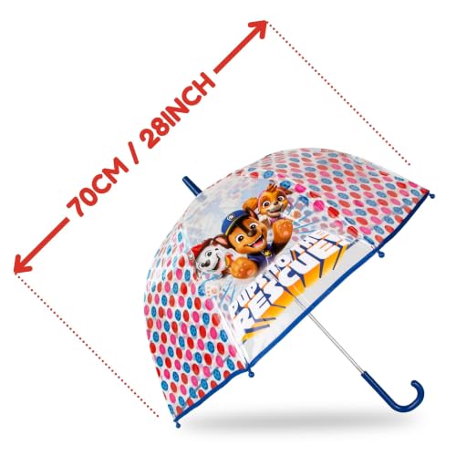 Thumbnail 6 de Kids Licensing Paraguas Transparente Manual 46 cm Patrulla Canina para Niños