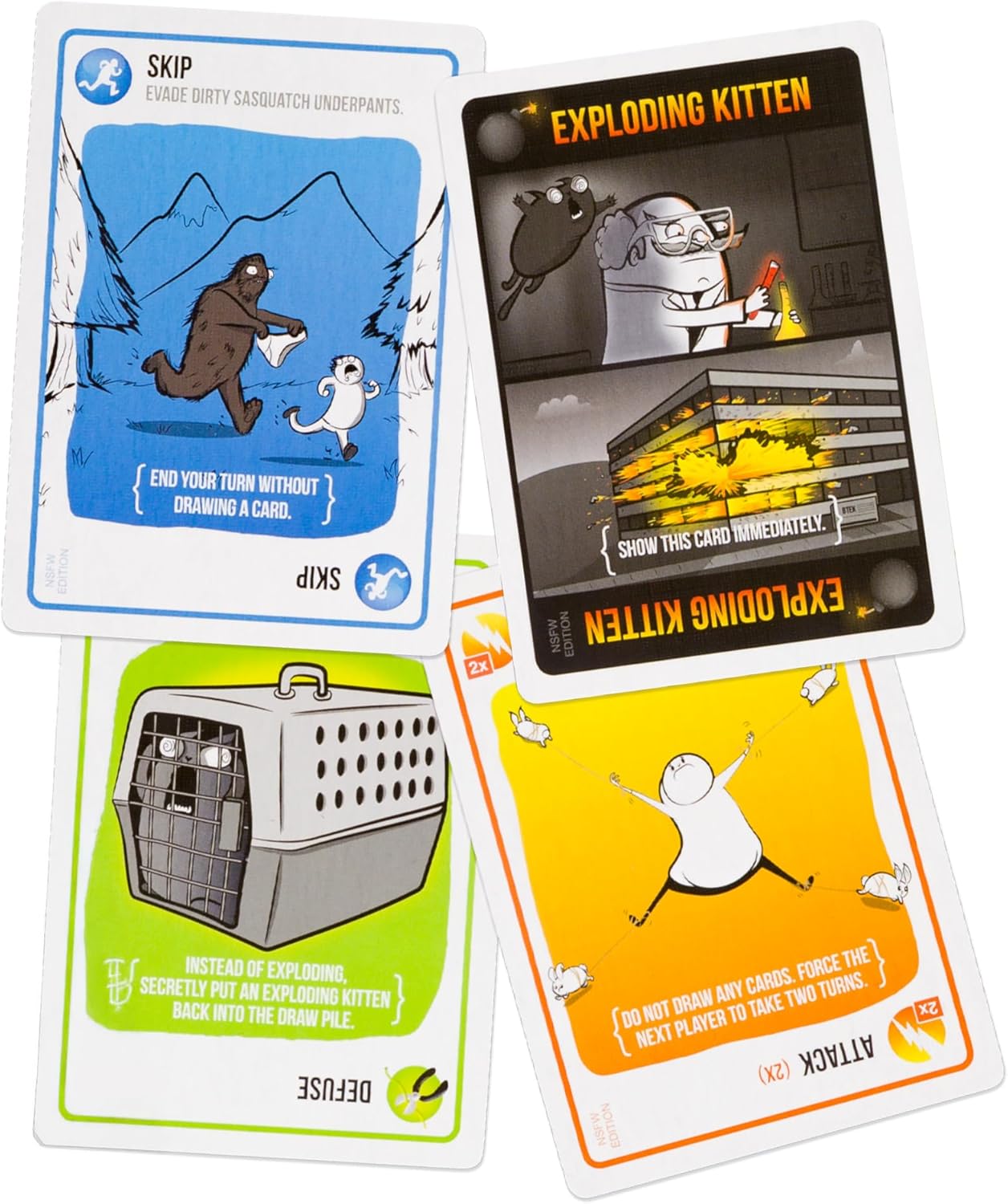 Detalle de Exploding Kittens: NSFW Edition (Edizione Inglese) – Il party game per adulti che sorprende con humor irriverente