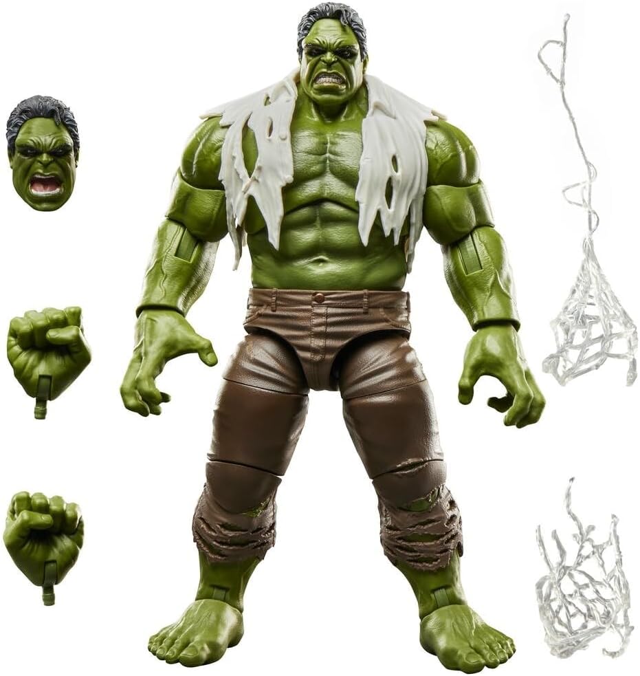 Detalle de Marvel Legends Series Hulk-actiefiguur van 15 cm uit Spider-Man: Brand New Day